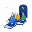 پیش‌نمایش فایل muslim-congregational-prayer-11284933 از پک رمضان و عید مبارک