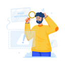 پیش‌نمایش فایل confused-man-for-error-notification-of-website-page-not-found-11321076 از پک حالت خطا