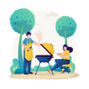 پیش‌نمایش فایل barbecue-time-9159660 از پک فعالیت های اوقات فراغت