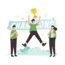 پیش‌نمایش فایل championship-celebration-9698480 از پک کار تیمی موفق