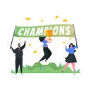 پیش‌نمایش فایل employers-of-company-celebrating-business-success-4613037 از پک کار تیمی موفق