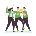پیش‌نمایش فایل friendship-winning-team-9698473 از پک کار تیمی موفق