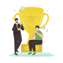 پیش‌نمایش فایل team-got-award-trophy-9698469 از پک کار تیمی موفق
