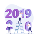پیش‌نمایش فایل change-the-year-number-10168392 از پک آماده سازی های مهمانی سال نو