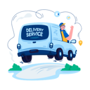 پیش‌نمایش فایل courier-is-on-the-way-10979512 از پک نماینده حمل‌ونقل