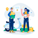 پیش‌نمایش فایل courier-team-10979513 از پک نماینده حمل‌ونقل