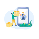پیش‌نمایش فایل delivery-services-application-1958684 از پک نماینده حمل‌ونقل