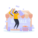 پیش‌نمایش فایل happy-shopping-big-sale-9065140 از پک خرید آنلاین جلد 3
