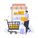 پیش‌نمایش فایل online-shopping-by-adding-to-cart-9065145 از پک خرید آنلاین جلد 3