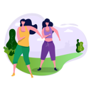 پیش‌نمایش فایل girls-doing-aerobics-2986607 از پک فعالیت های ورزشی