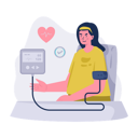 پیش‌نمایش فایل girl-measuring-blood-pressure-6168808 از پک مراقبت های بهداشتی پزشکی
