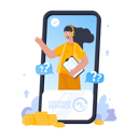 پیش‌نمایش فایل online-customer-support-11997186 از پک اپلیکیشن پرداخت دیجیتال