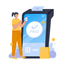 پیش‌نمایش فایل paying-cashless-success-11997183 از پک اپلیکیشن پرداخت دیجیتال