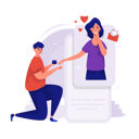 پیش‌نمایش فایل a-man-expressing-love-4860966 از پک زوج عاشق