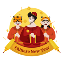 پیش‌نمایش فایل chinese-new-year-2022-family-greetings-4841178 از پک سال نو چینی