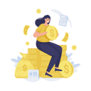 پیش‌نمایش فایل a-woman-earn-money-payday-10074773 از پک روز پرداخت