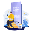 پیش‌نمایش فایل man-checks-salary-using-mobile-banking-3540223 از پک روز پرداخت