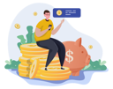 پیش‌نمایش فایل man-with-mobile-finance-to-manage-income-3540222 از پک روز پرداخت
