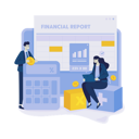 پیش‌نمایش فایل financial-report-7142590 از پک تقسیم کار