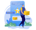 پیش‌نمایش فایل delivery-services-review-3570360 از پک بازخورد مشتری