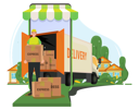 پیش‌نمایش فایل home-delivery-service-3897224 از پک تحویل خرید