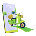 پیش‌نمایش فایل online-shopping-apps-with-delivery-services-3897227 از پک تحویل خرید