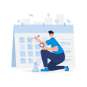 پیش‌نمایش فایل business-schedule-7463258 از پک استراتژی تیم بازاریابی