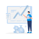 پیش‌نمایش فایل sales-profit-report-7463266 از پک استراتژی تیم بازاریابی