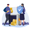 پیش‌نمایش فایل man-opening-fix-deposit-3943352 از پک تصاویر بانکداری مالی