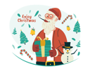 پیش‌نمایش فایل enjoy-christmas-with-santa-claus-4019426 از پک لذت بردن از روز کریسمس