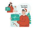 پیش‌نمایش فایل share-christmas-gifts-and-greetings-online-4019434 از پک لذت بردن از روز کریسمس
