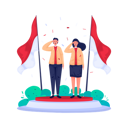پیش‌نمایش فایل youth-couple-celebrate-of-ceremony-9299661 از پک روز استقلال اندونزی