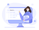 پیش‌نمایش فایل a-woman-looking-for-a-job-on-website-4234616 از پک از دست دادن شغل
