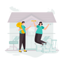 پیش‌نمایش فایل couple-moving-to-a-new-house-6580524 از پک آماده سازی برای اسباب کشی