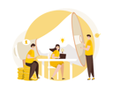 پیش‌نمایش فایل marketing-team-making-marketing-strategy-4415105 از پک بازاریابی دیجیتال سئو