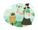 پیش‌نمایش فایل reduce-plastic-bag-campaign-4453549 از پک جنبش مراقبت از محیط زیست