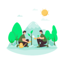 پیش‌نمایش فایل tree-planting-movement-9663645 از پک جنبش مراقبت از محیط زیست