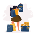 پیش‌نمایش فایل big-shopping-black-friday-sale-4613897 از پک حراج خرید جمعه سیاه