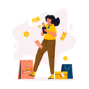 پیش‌نمایش فایل online-shopping-black-friday-sale-10279446 از پک حراج خرید جمعه سیاه
