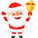 پیش‌نمایش فایل santa-bell-2996137 از پک ایموجی های کریسمس