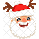 پیش‌نمایش فایل santa-horns-2996133 از پک ایموجی های کریسمس