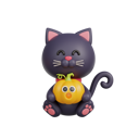 پیش‌نمایش فایل cat-with-pumpkin-9887760 از پک گربه سیاه هالووین