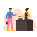 پیش‌نمایش فایل boy-buying-gift-and-birthday-cake-7931551 از پک تولد