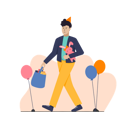 پیش‌نمایش فایل man-going-to-buy-birthday-decoration-7931552 از پک تولد