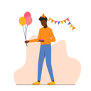 پیش‌نمایش فایل man-is-lonely-on-birthday-7931557 از پک تولد