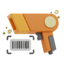 پیش‌نمایش فایل barcode-scan-gun-8214460 از پک خواربارفروشی