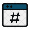 پیش‌نمایش فایل hastag-8169264 از پک رابط