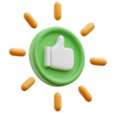پیش‌نمایش فایل like-badge-5168432 از پک خرید و تحویل