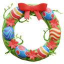 پیش‌نمایش فایل easter-eggs-wreath-5463311 از پک روز عید پاک