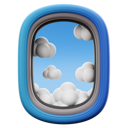 پیش‌نمایش فایل airplane-window-5694810 از پک تعطیلات